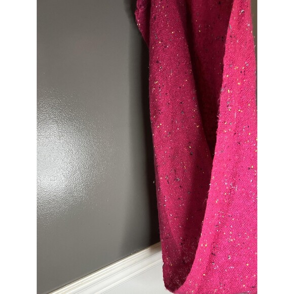 Target Infinity Scarf Womens One Size Red Pink Multicolor Knit Loop Shawl Wrap - Picture 3 of 6